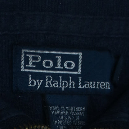 Ralph Lauren Men's Blue 1/2 Zip Cotton Sweatshirt Size M