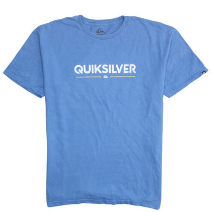 Quiksilver Men's Blue Regular Fit Short Sleeve Cotton T-Shirt XXL