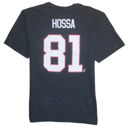 Reebok Men's Black Chicago Blackhawks #81 Hossa XL T-Shirt