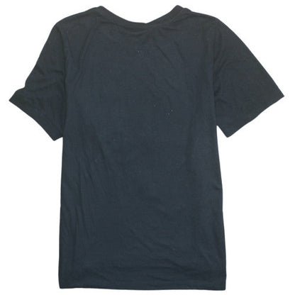 Nike Womens Black XL Basic Logo Short Sleeve Crew Neck T-Shirt