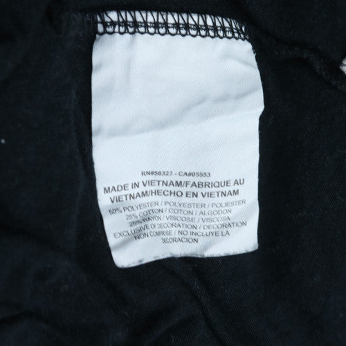 Nike Womens Black XL Basic Logo Short Sleeve Crew Neck T-Shirt