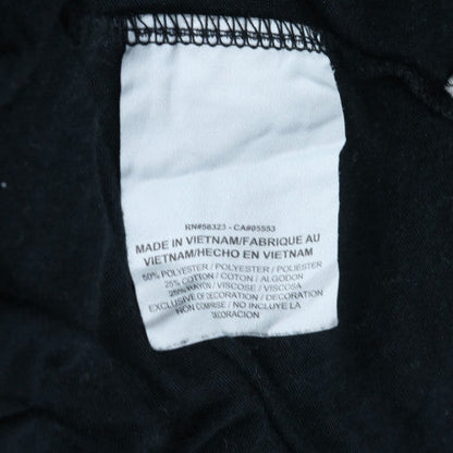 Nike Womens Black XL Basic Logo Short Sleeve Crew Neck T-Shirt