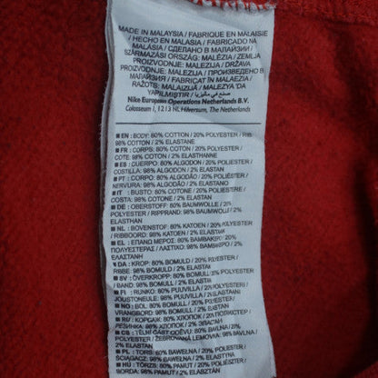 Nike Men's Red Air Logo Pullover Sweatshirt Size L