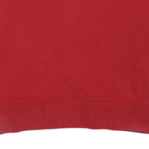 Nike Men's Red Air Logo Pullover Sweatshirt Size L