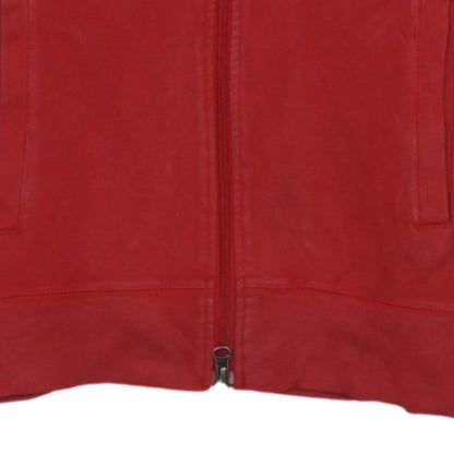 Nike Men's Red XL Track Jacket Full Zip Fleece Sportswear