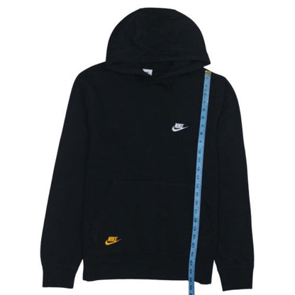 Nike Men's Black Pullover Hoodie M Fleece Logo Sportswear
