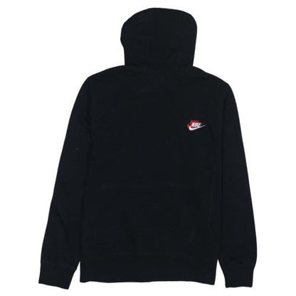 Nike Men's Black Pullover Hoodie M Fleece Logo Sportswear