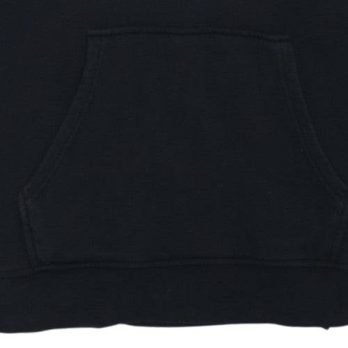Adidas Womens Black Pullover Hoodie Size 18 Trefoil Logo Sweatshirt