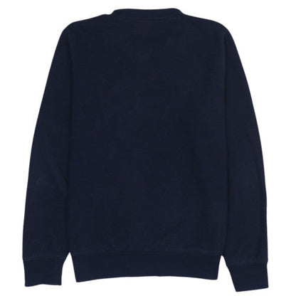 Champion Men's Blue Crew Neck Logo Pullover Sweatshirt Size M