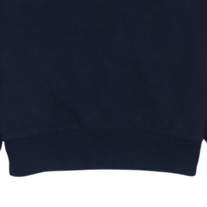 Champion Men's Blue Crew Neck Logo Pullover Sweatshirt Size M