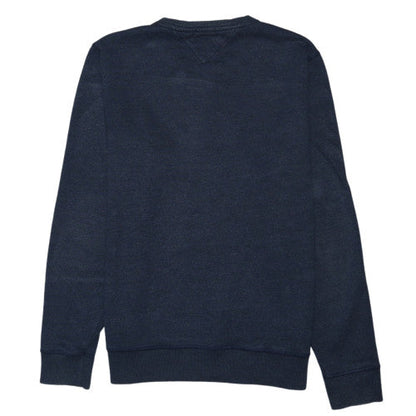 Tommy Jeans Men's Blue Crew Neck Pullover Sweatshirt L Regular Fit