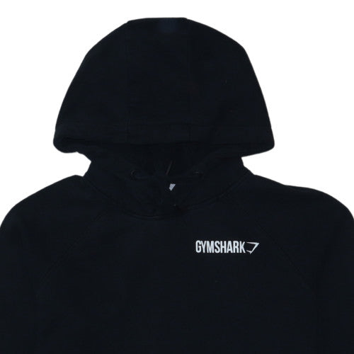 Gymshark Mens Black Pullover Hoodie Size M Regular Fit Sweatshirt