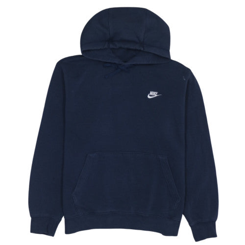 Nike Men's Blue Pullover Hoodie Size L Regular Fit Sports Fleece