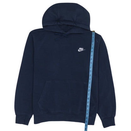 Nike Men's Blue Pullover Hoodie Size L Regular Fit Sports Fleece