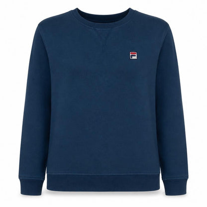 Fila Womens Blue XL Pullover Sweatshirt Crew Neck Cotton Blend