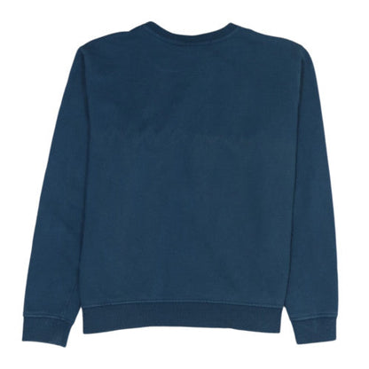 Fila Womens Blue XL Pullover Sweatshirt Crew Neck Cotton Blend