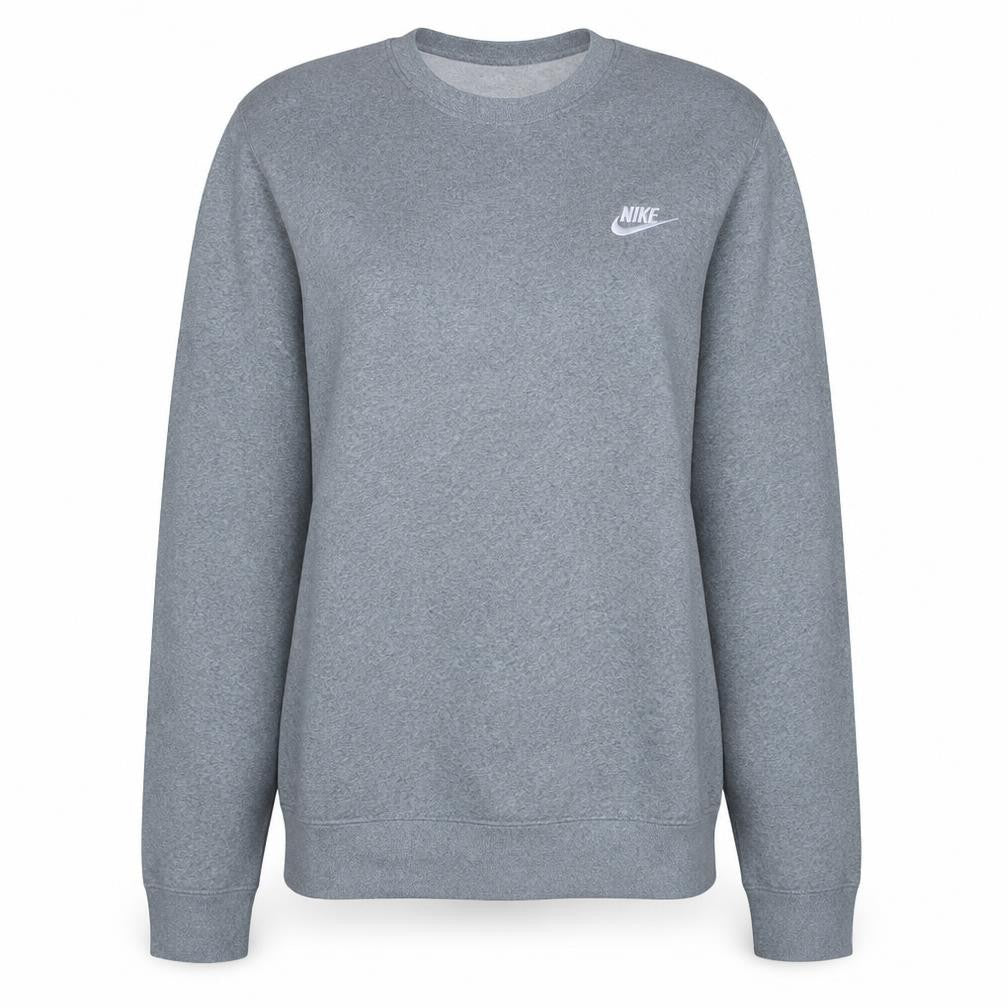 Nike Women's Grey Crew Neck Pullover Sweatshirt Size S