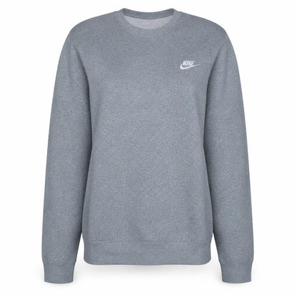 Nike Women's Grey Crew Neck Pullover Sweatshirt Size S