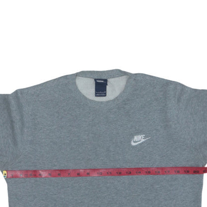Nike Women's Grey Crew Neck Pullover Sweatshirt Size S