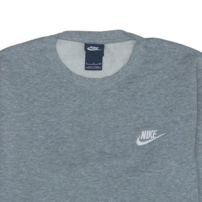 Nike Women's Grey Crew Neck Pullover Sweatshirt Size S