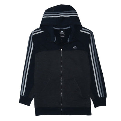 Adidas Mens Black Full Zip Hoodie L Performance Essentials