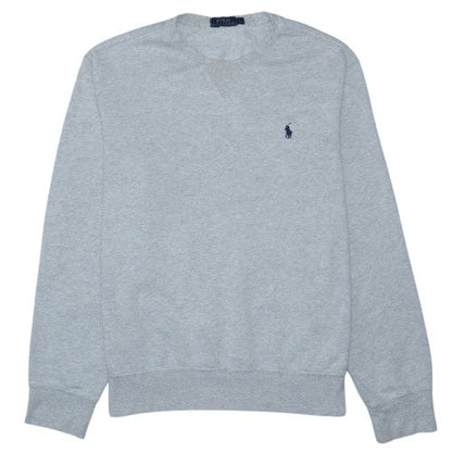 Polo Ralph Lauren Men's Grey Crew Neck Sweatshirt Size L Classic Fit