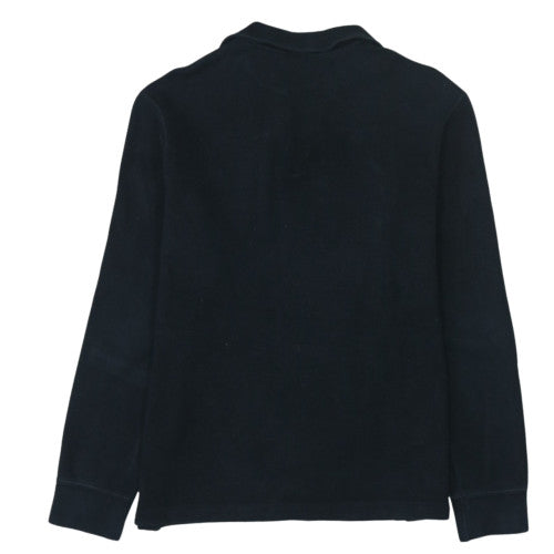 Ralph Lauren Men's Black Cotton 1/4 Zip Jumper Size M