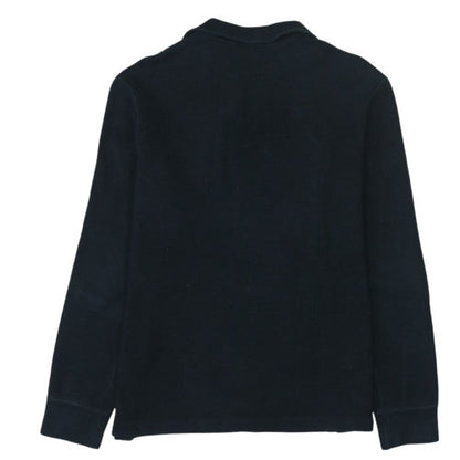 Ralph Lauren Men's Black Cotton 1/4 Zip Jumper Size M