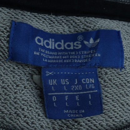 Adidas Originals Women Grey Crew Neck Sweatshirt Size L