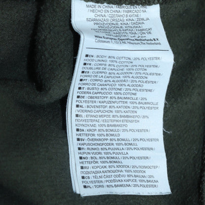 Nike Men's Green Pullover Hoodie Size S Regular Fit Fleece