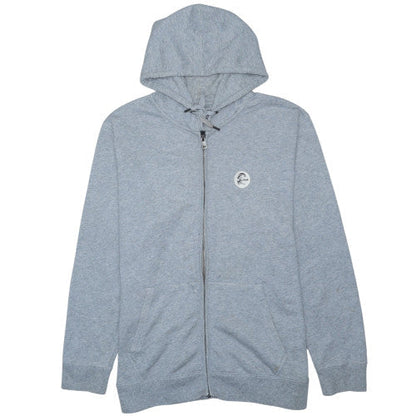 O'Neill Men’s Grey Full Zip Hoodie XL Regular Fit Cotton Blend