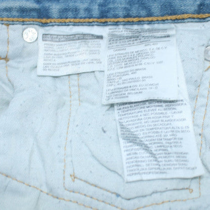 Levi Strauss 501 Men's Blue 36W 32L Straight Leg Distressed Jeans