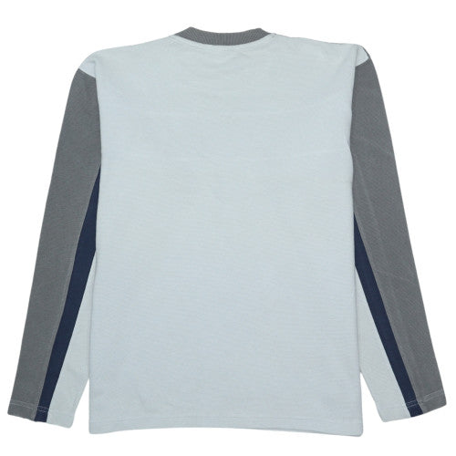 Quiksilver Men's Grey Colour Block Crew Neck Sweatshirt M