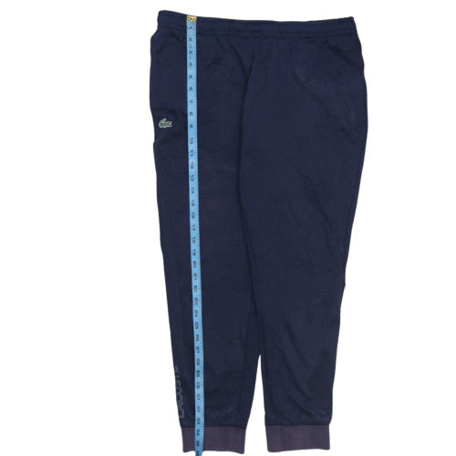Lacoste Men Blue Jogger Trousers XL Cotton Blend Casual Sportswear