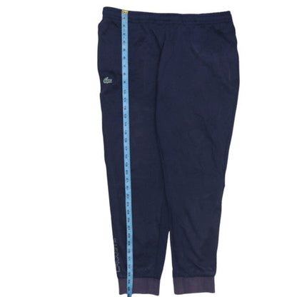 Lacoste Men Blue Jogger Trousers XL Cotton Blend Casual Sportswear