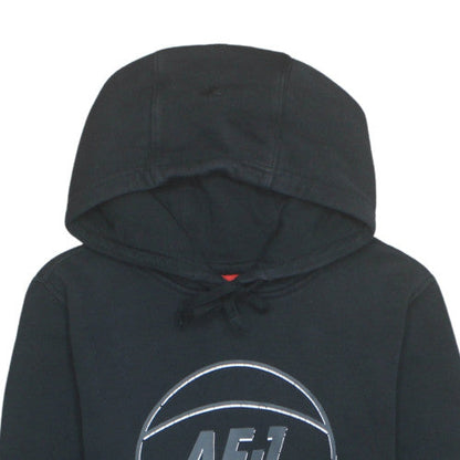 Nike Women's Black AF1 Pullover Hoodie XS Cotton Blend