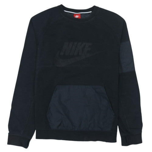 Nike Women's Black Crew Neck Pullover Sweatshirt Size M