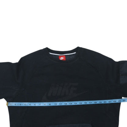 Nike Women's Black Crew Neck Pullover Sweatshirt Size M