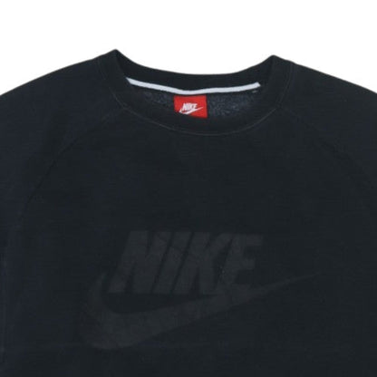 Nike Women's Black Crew Neck Pullover Sweatshirt Size M