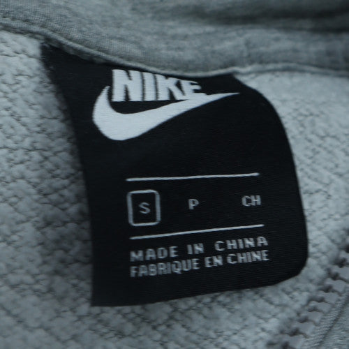 Nike Men's Grey Full Zip Hoodie Size S Regular Fit Fleece