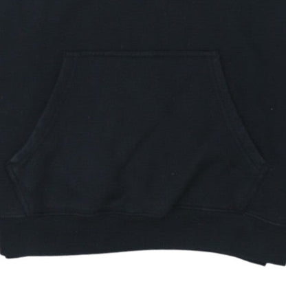 Champion Women's Black Medium Pullover Hoodie with Logo Print