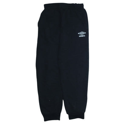 Umbro Mens Black Sweatpants L Regular Fit Fleece Casual Trousers