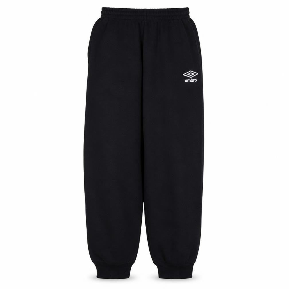 Umbro Mens Black Sweatpants L Regular Fit Fleece Casual Trousers