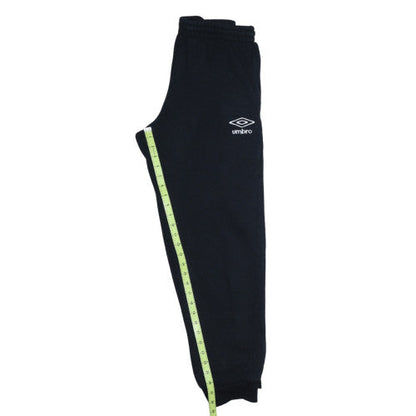 Umbro Mens Black Sweatpants L Regular Fit Fleece Casual Trousers