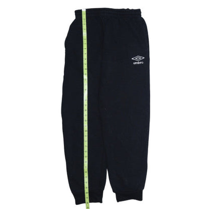 Umbro Mens Black Sweatpants L Regular Fit Fleece Casual Trousers
