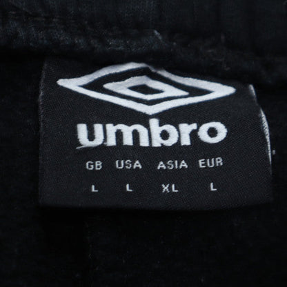 Umbro Mens Black Sweatpants L Regular Fit Fleece Casual Trousers