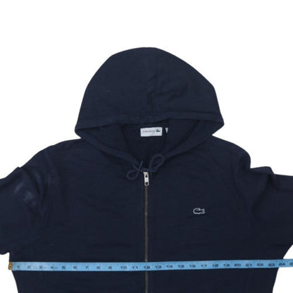 Lacoste Men's Blue Full Zip Hoodie L Regular Fit