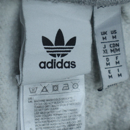 adidas Men Grey Jogger Trousers M Regular Fit Fleece Logo