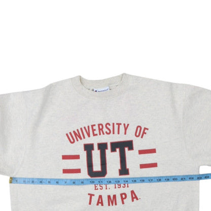 Champion Women's Beige University of Tampa Pullover Sweatshirt L