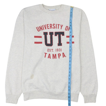 Champion Women's Beige University of Tampa Pullover Sweatshirt L